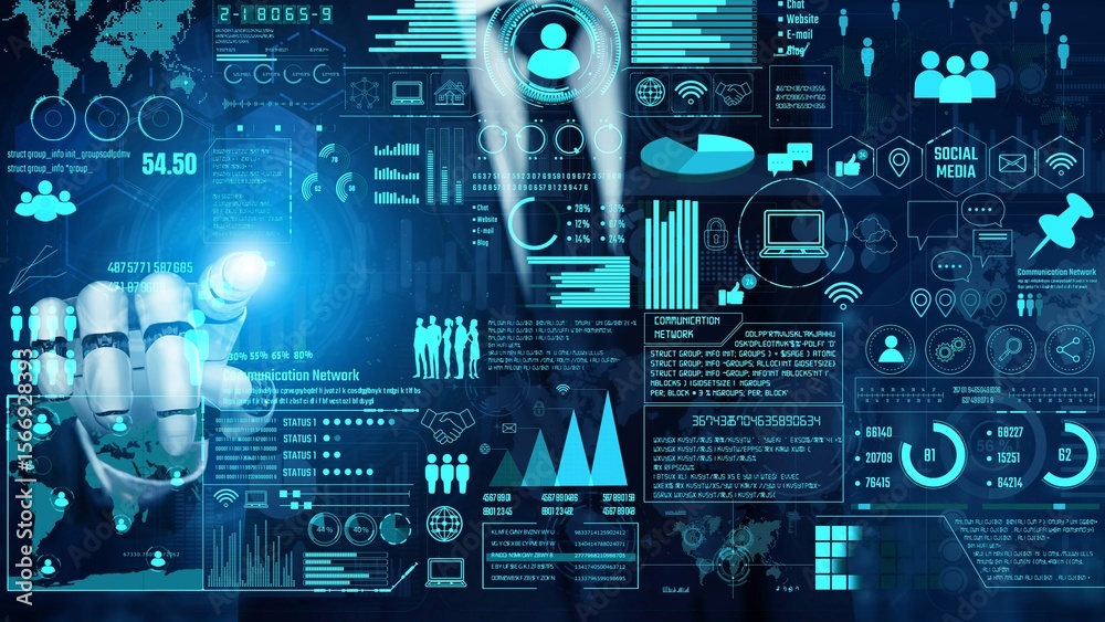 Poster ai enhances network connection visualization with real-time digital analytics, virtual assistant too