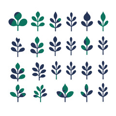 Watercolor Leaf Pattern Background-Colorful Foliage Illustration-Botanical Art Print-Nature Inspired Design-Modern Wall Decor-Unique Leaf Shapes