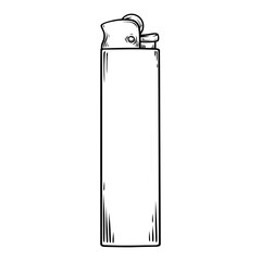 lighter line art drawing illustration