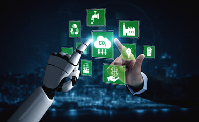 AI supports ESG practices by aligning ESG concept integrates environmental, social, and governance...