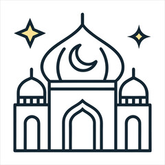 taj mahal vector illustration