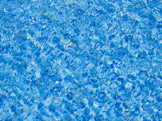 Blue Pool Water Surface Texture