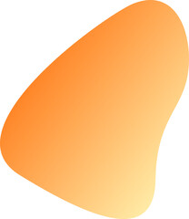 Orange gradient of blob