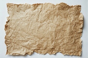 Scrap paper on white background , Scrap paper for background , Writing paper , Note paper