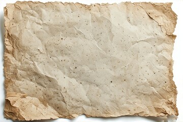 Scrap paper on white background , Scrap paper for background , Writing paper , Note paper