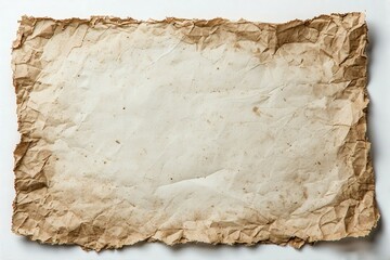 Scrap paper on white background , Scrap paper for background , Writing paper , Note paper