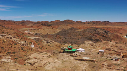 Ongiin Khiid Monastery ruins in Mongolia