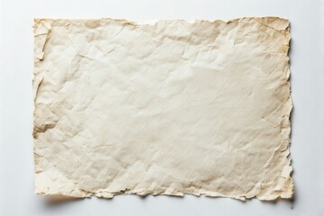 Scrap paper on white background , Scrap paper for background , Writing paper , Note paper