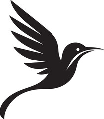 black and white bird logo  silhouette 