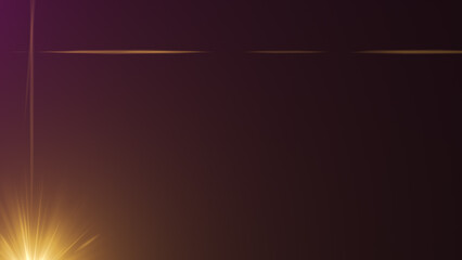 Golden sun flare.bright warm glow lens.abstract design