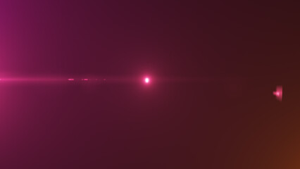 Red light rays on black background	