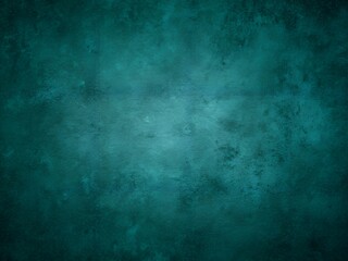 Obraz premium A dark teal textured background with grunge elements