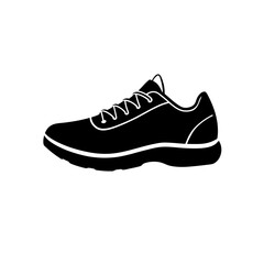 running shoes icon silhouette on white background  (1).svg