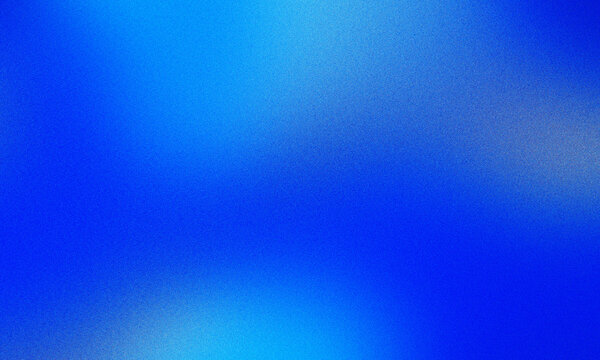 Abstract blue gradient background with subtle noise texture and soft light