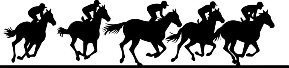 Mountain Ridershorse riding, mountain vector bundle
