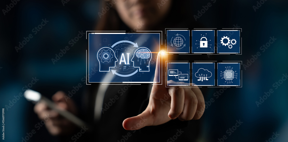 Poster ai system integration improves artificial intelligence platform. ai system integration enhances auto