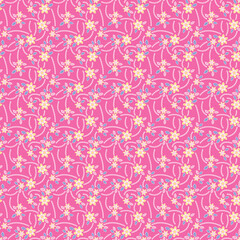 Seamless Floral Pattern for Fabric and Textile Printing