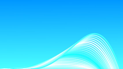 abstract blue background with a wave