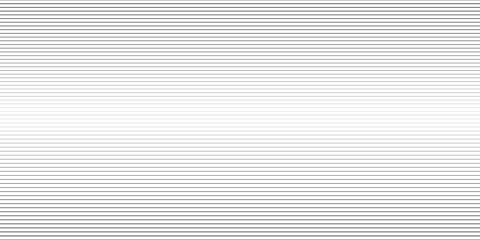 Obraz premium Line halftone gradation texture. Fading horizontal stripe gradient background. Repeating pattern backdrop. Black parallel thin to thick lines backdrop for overlay, print, cover, graphic design. Vector