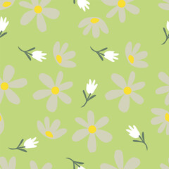 seamless pattern with flowers