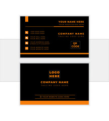 Double-sided creative business card template. Vector illustration graphic design. modern creative business card. luxury decoration art. stationary design. Vector illustration print template.
         