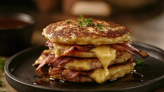 staffordshire oatcakes british pancake dish video