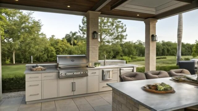 Outdoor kitchen design ideas: create the perfect outdoor living space with modern appliances
