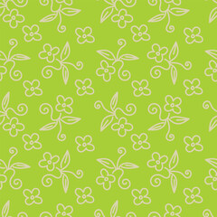seamless pattern with flowers
