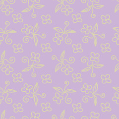 seamless pattern with flowers