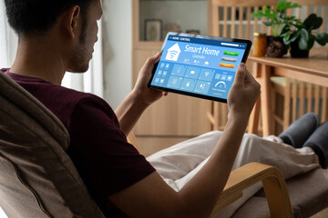 Smart home technology, centric remote control system with digital dashboard for air conditioning,...