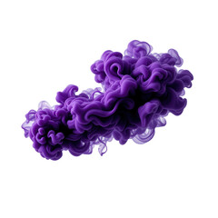 Obraz premium Abstract violet smoke formation swirling and expanding in a dynamic and captivating display of creativity