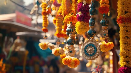 A vibrant image of a tutari displayed at a cultural festival