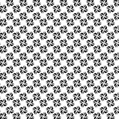 Black and white vector seamless pattern with small diamonds , star shapes ,rhombuses .Abstract black and white geometric texture .Simple minimal wide repeat background .