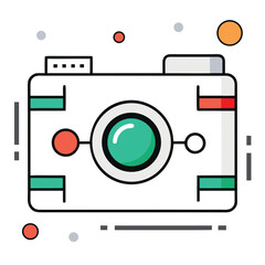 Blank video camera recording screen overlay