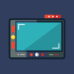 Simple camcorder screen with all indicators