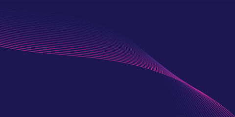 Purple Wave Abstract Background for Corporate Business Banner Template
