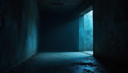 A dark, shadowy interior space, suggesting shelter or refuge The overall tone is mysterious and protective, emphasizing the absence of light and a feeling of seclusion , concealed, refuge, deep black