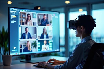 - Immersed in a Virtual Office: Holographic Projection and Virtual Reality Headset Experience