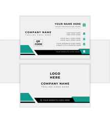 Double-sided creative business card template. new attractive shapes with Adobe illustrator. print template. Modern shape with abstract color. Luxury background. Vector illustration print template.

