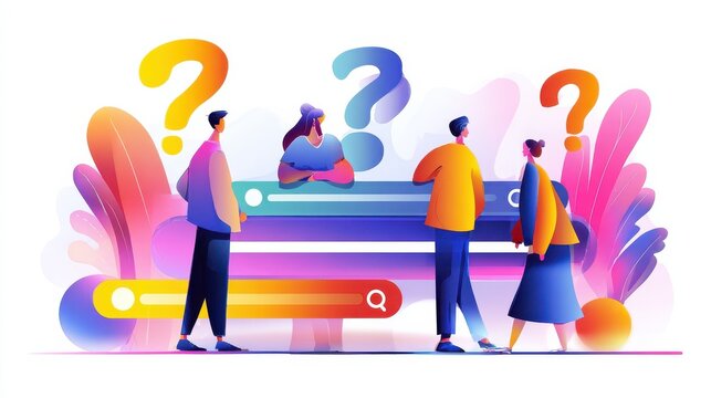 Website menu bar abstract concept vector illustration set. Guides, FAQ and support landing page sections. Company information, user interface, UI element, customer help, contact us abstract metaphor.