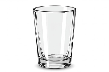 Clean tumbler graphic showcases a simple, versatile glass for drinks and beverages, ideal for logo design or product representation with a modern touch.