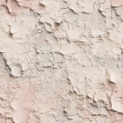 Flaky pastel wall texture with faded pink highlights