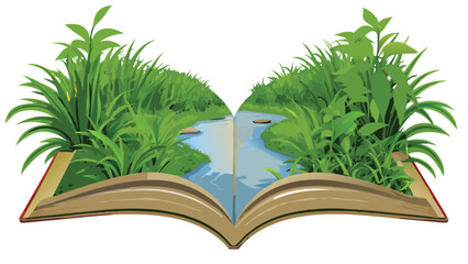 open boos palm tree vector