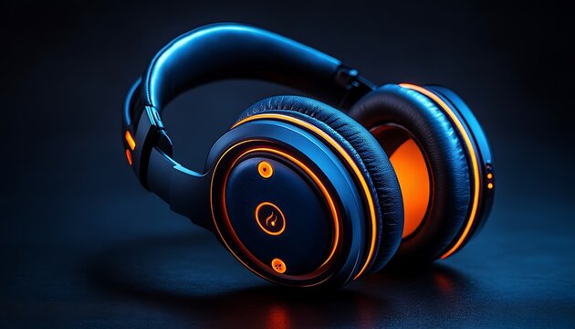 Immersive Audio Experience Illuminated Headphones