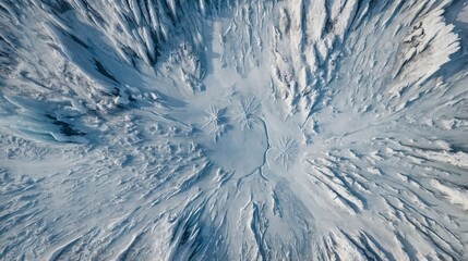 frozen landscapes from an aerial perspective with abstract photographs showcasing the frozen regions of the Earth, the unique textures and patterns of ice and snow SEAMLESS PATTERN. SEAMLESS WALLPAPER
