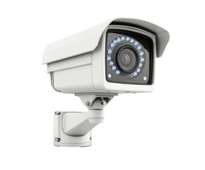 Surveillance camera installation urban area technology aerial view security isolated on transparent background