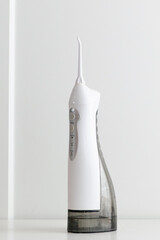 Modern Oral Care Essentials on White Background