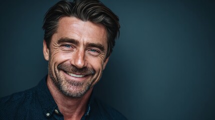 Obraz premium man, smiling, workspace, professional, office, business, working, desk, laptop, career, young, happy, confident, success, leadership, teamwork, technology, entrepreneur, corporate, meeting, colleague,