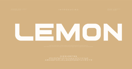 Lemon creative modern stylish calligraphy letter logo design