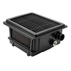 Fototapeta premium Air intake grille in black color for automobile parts 